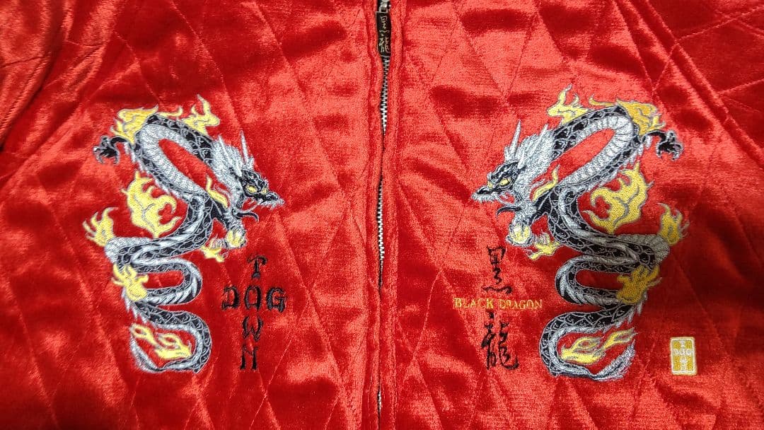 美品 DOGTOWN スカジャン ベロア SIZE XL