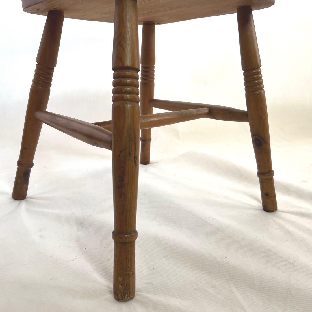 パイン材・ダイニングチェア・スクロールバックチェア