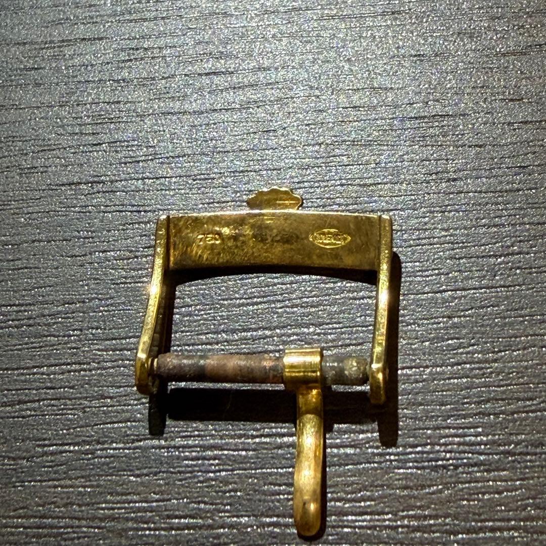 管番174 ロレックスROLEX K18 18金製 純正尾錠　16mm 幅