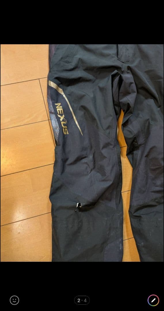 シマノ　NEXUS フィッシングスーツ　レインコートハーフジップ2セット