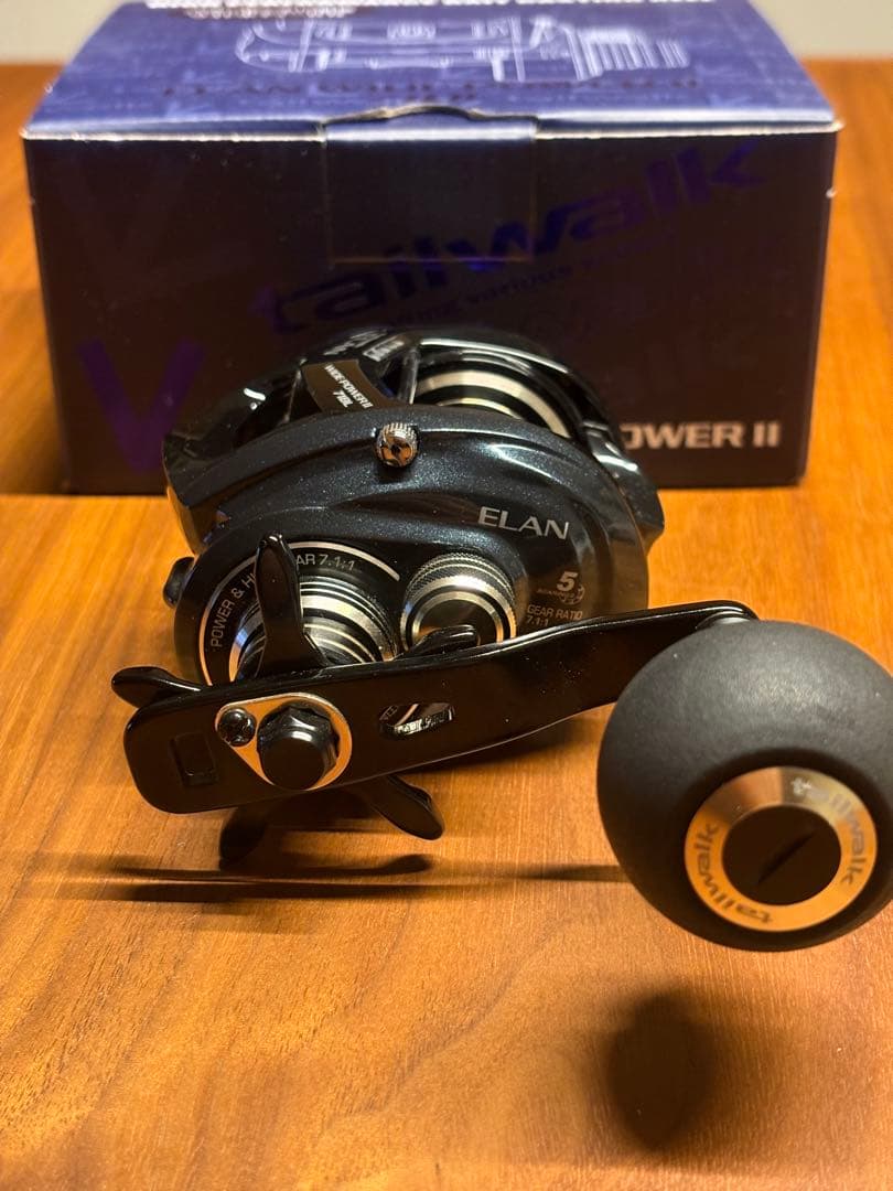 テイルウォークELAN WIDE POWER II 71BL 両軸リール
