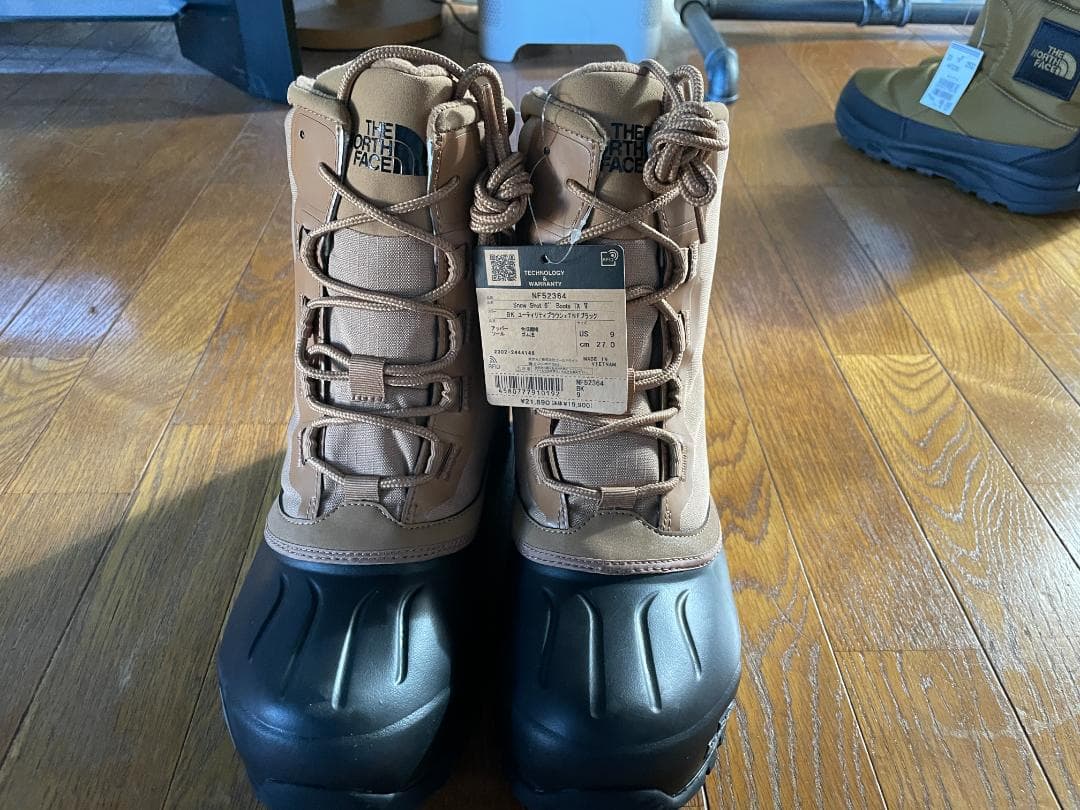 新品THE NORTH FACEスノー ショットブーツ6 テキスタイル V