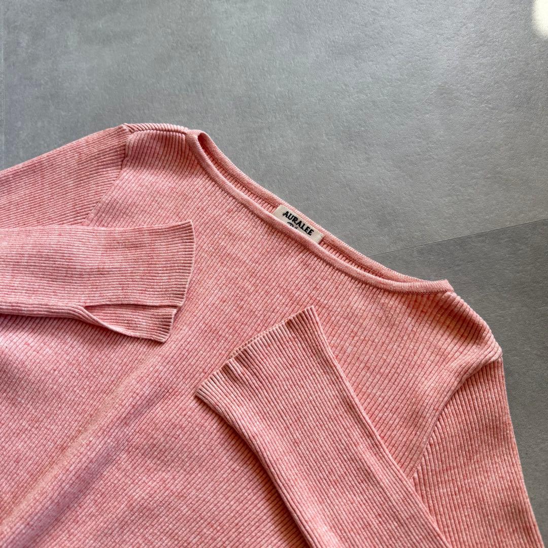 【美品✨】AURALEE RonHerman コラボ別注　杢ピンク