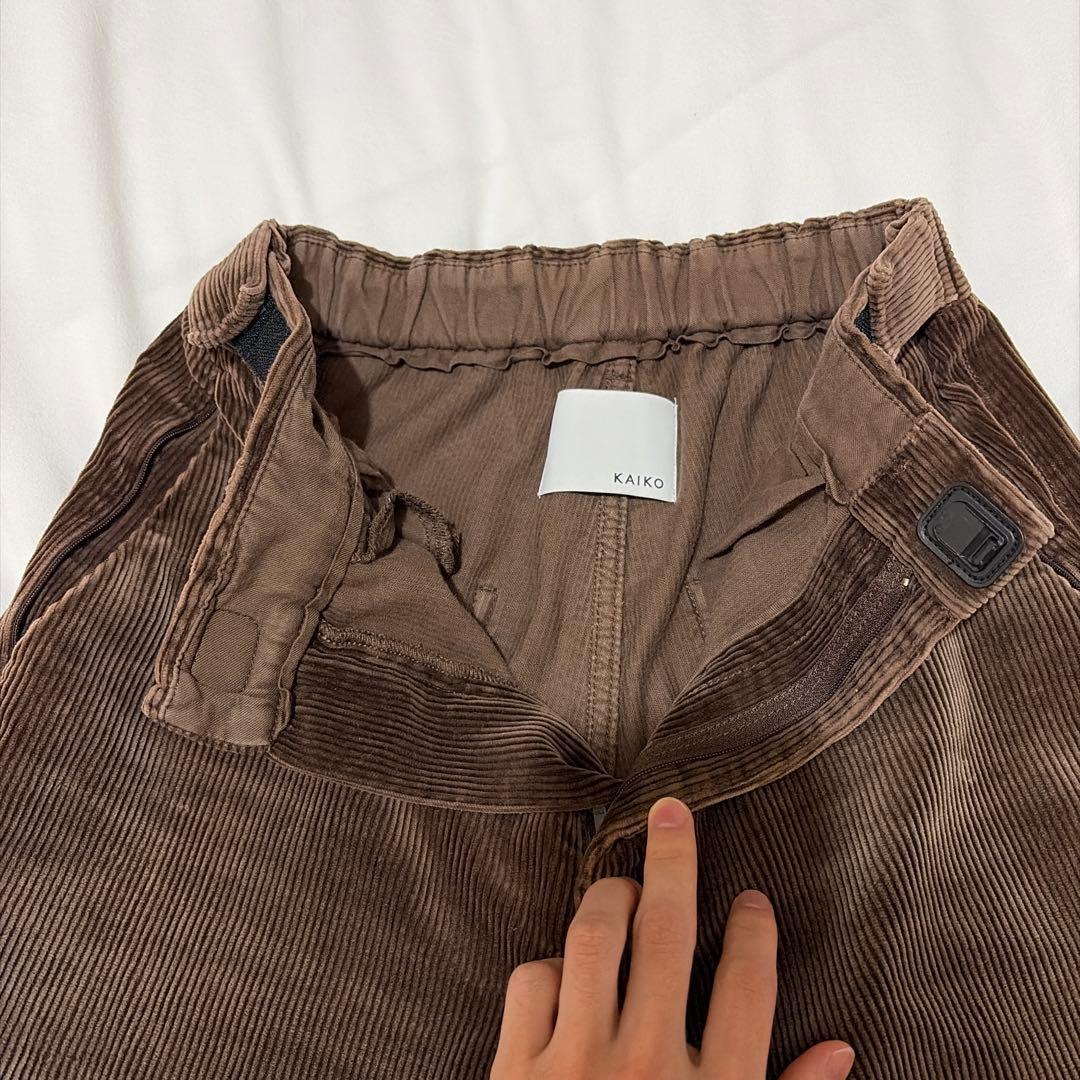 j*j様 KAIKO THE CORDS WIDE FIT FADED ブラウン