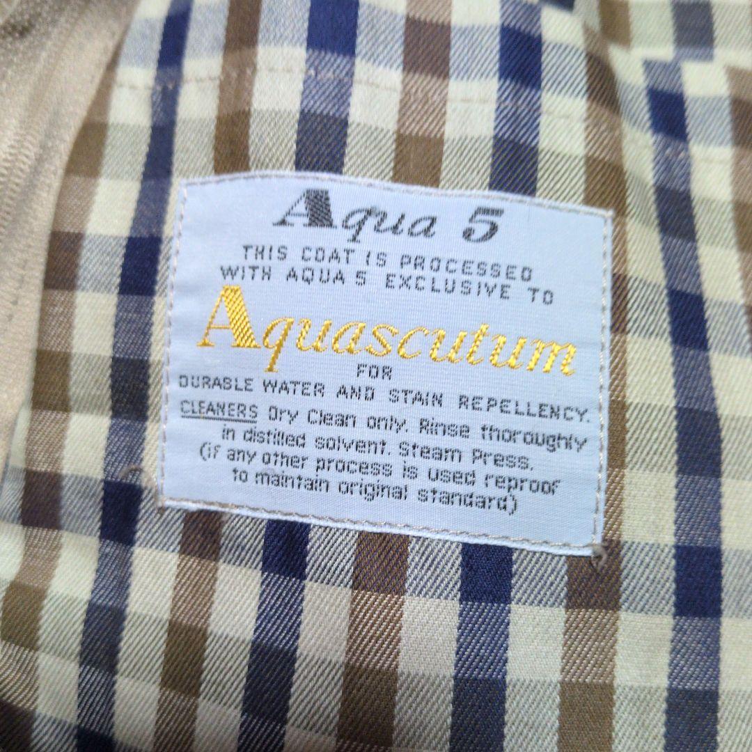 Aquascutum アクアスキュータム ステンカラーコート ライナー L