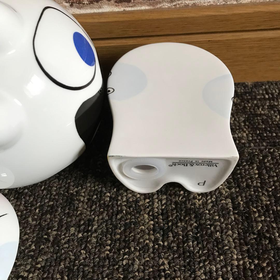 美品　希少　ビレロイ＆ボッホ　調味料ケース　ねこ　3点セット