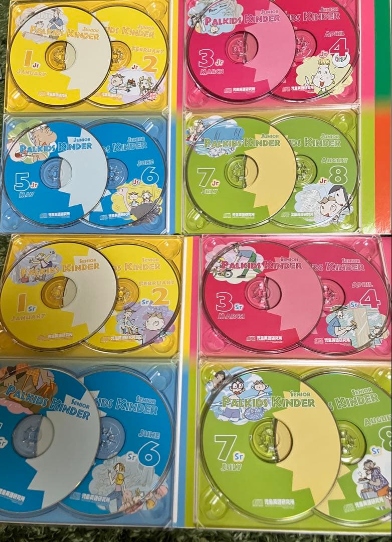 「TYO」　パルキッズ キンダー DVD ジュニア/シニア 1年分セット