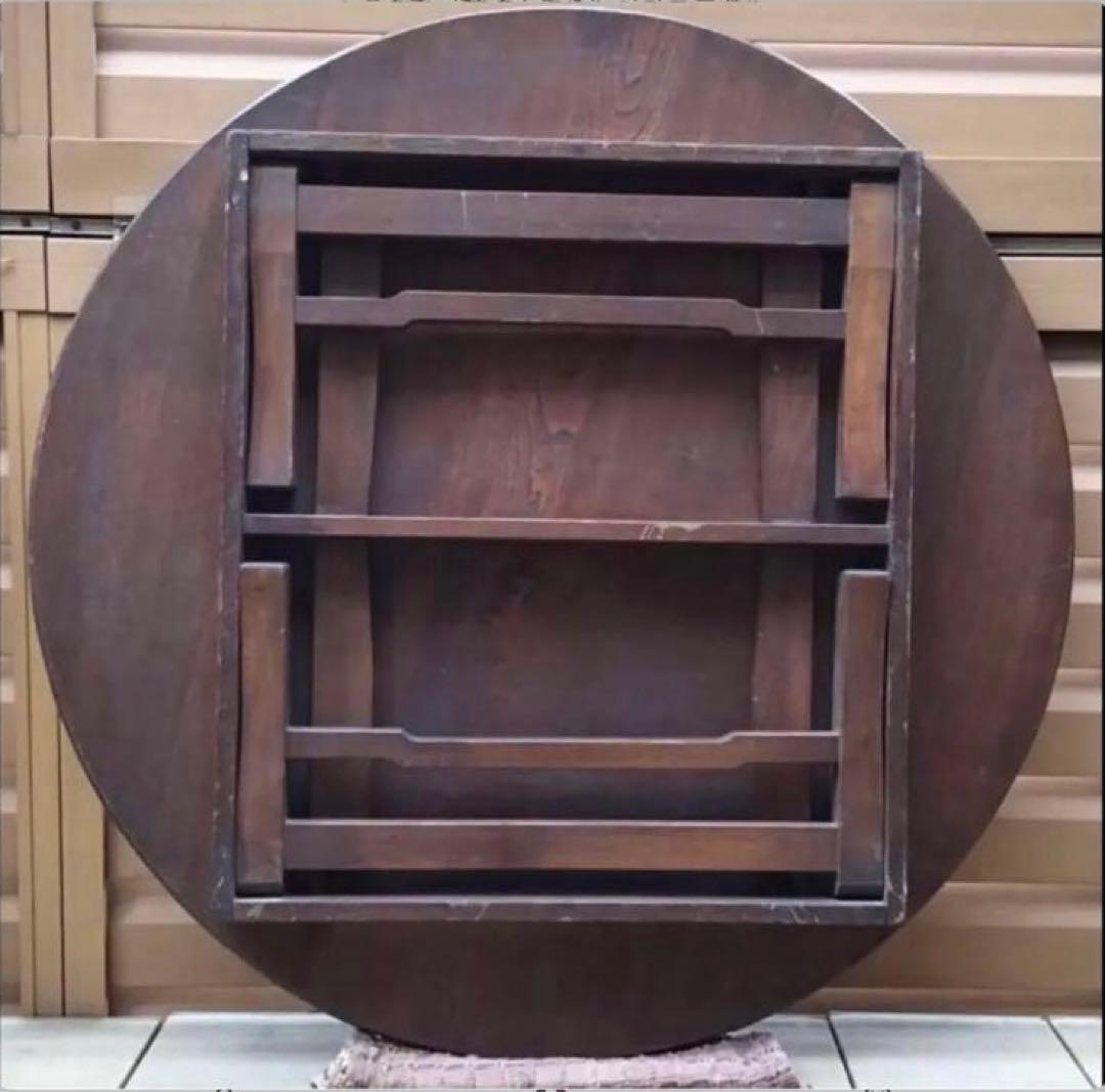 希少品　折りたたみ式ちゃぶ台　円卓