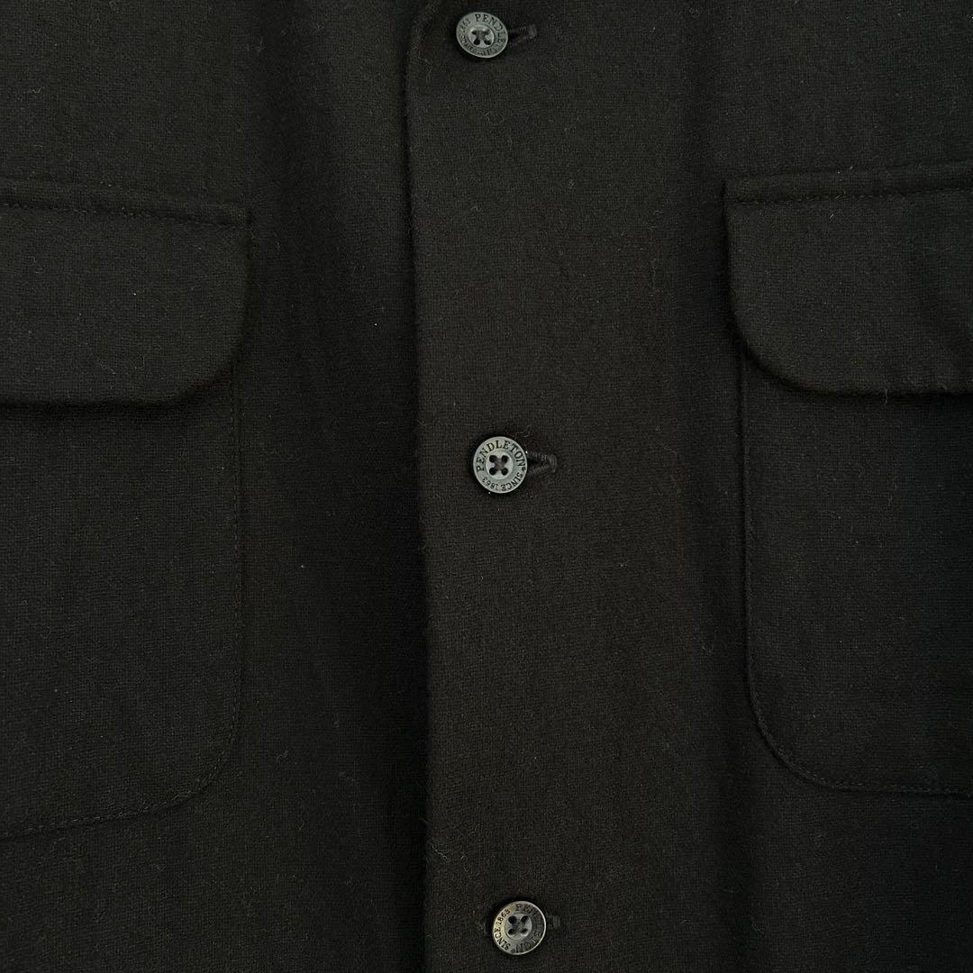 m*x様 極美品 PENDLETON BOARD SHIRT L ブラック 単色
