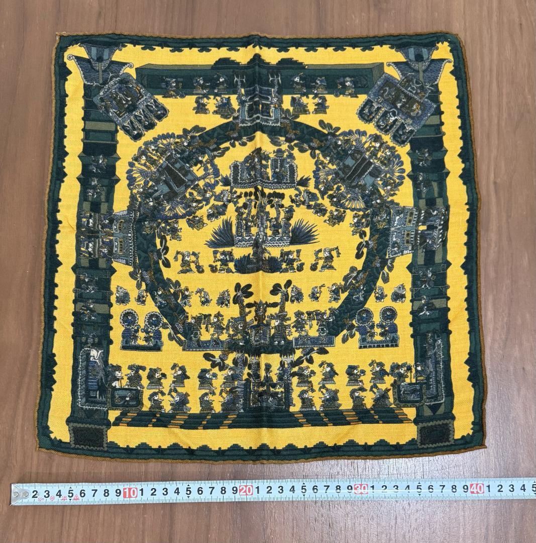 Hermès　エルメス　カレ40　スカーフ　STRES et SOLEILS