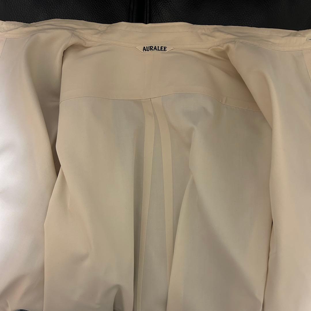 トップス AURALEE WASHED FINX TWILL SHIRTS