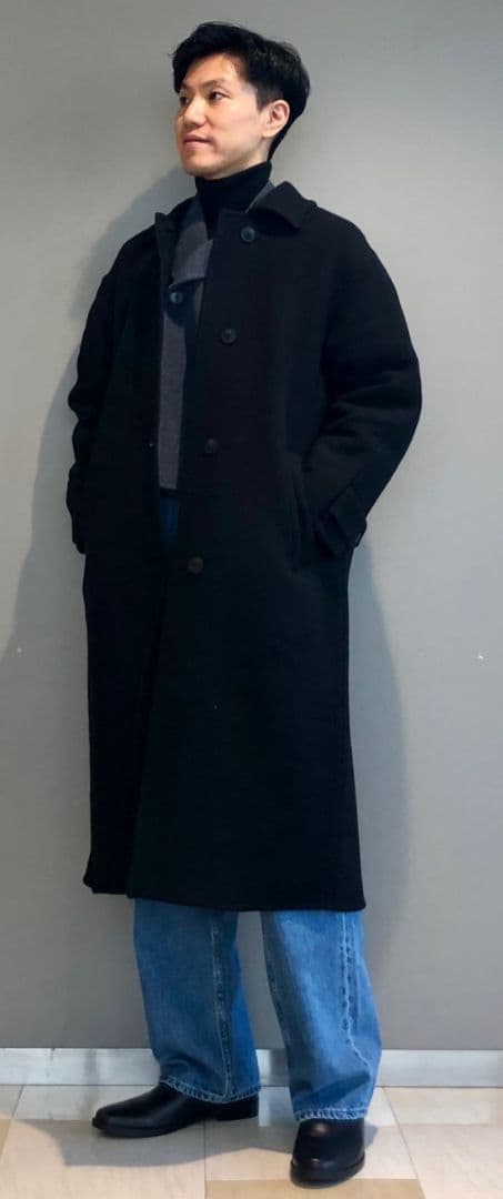 N*h様 美品✨コントワーデコトニエ☓ユニクロ ダブルフェイス カシミアロングコ