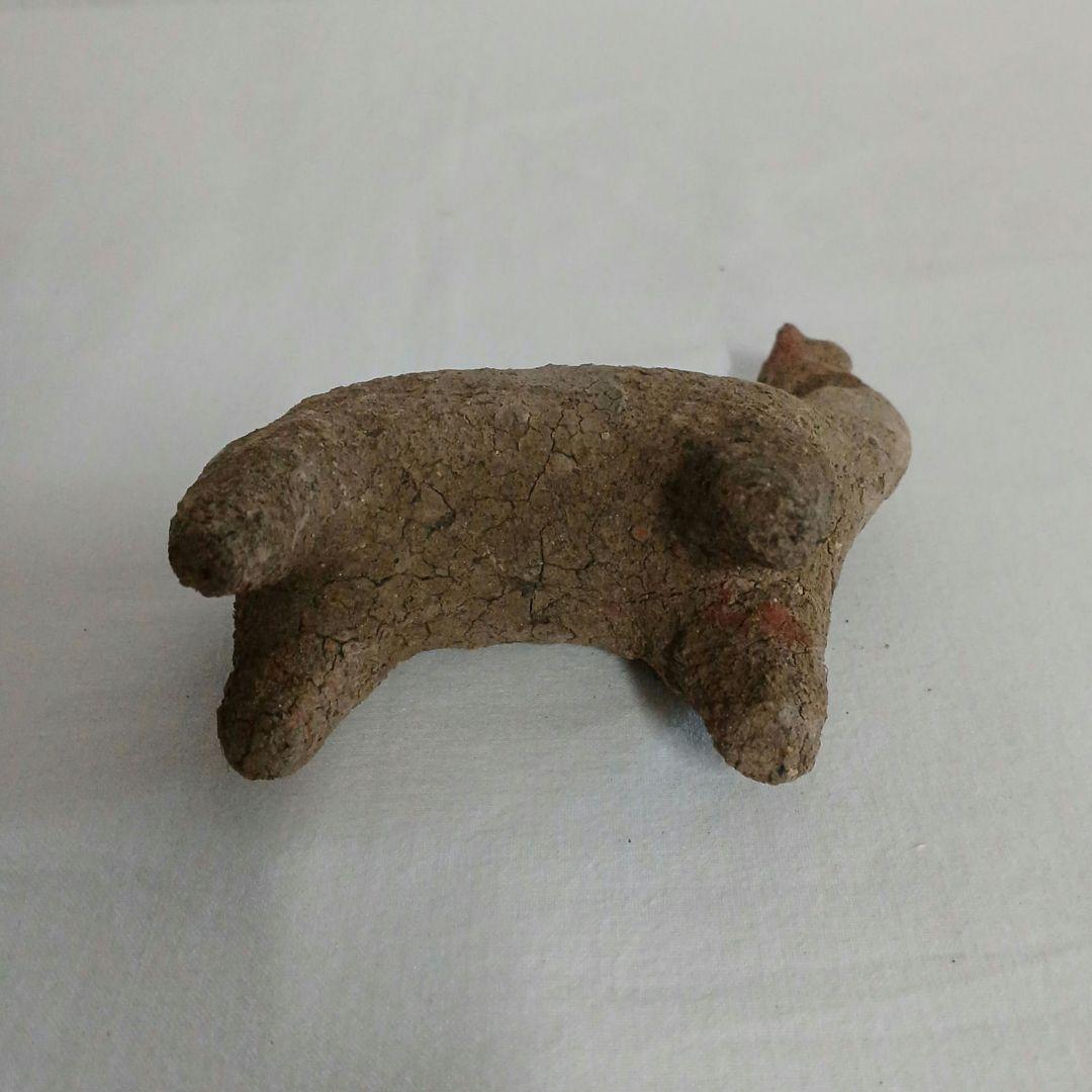リャマ アルパカ フォークアート 素朴 置物 土 民藝品 工芸品