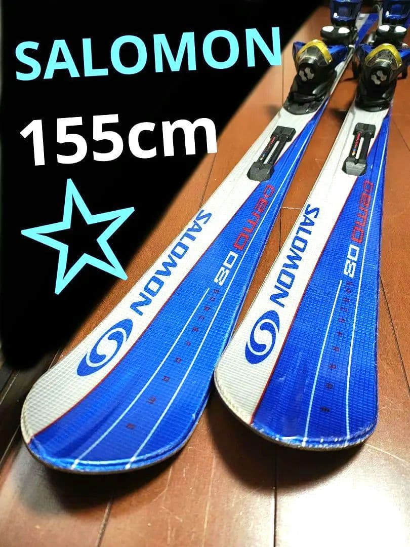 【SALOMON☆】155cm　スキー板セット♪　送料無料！