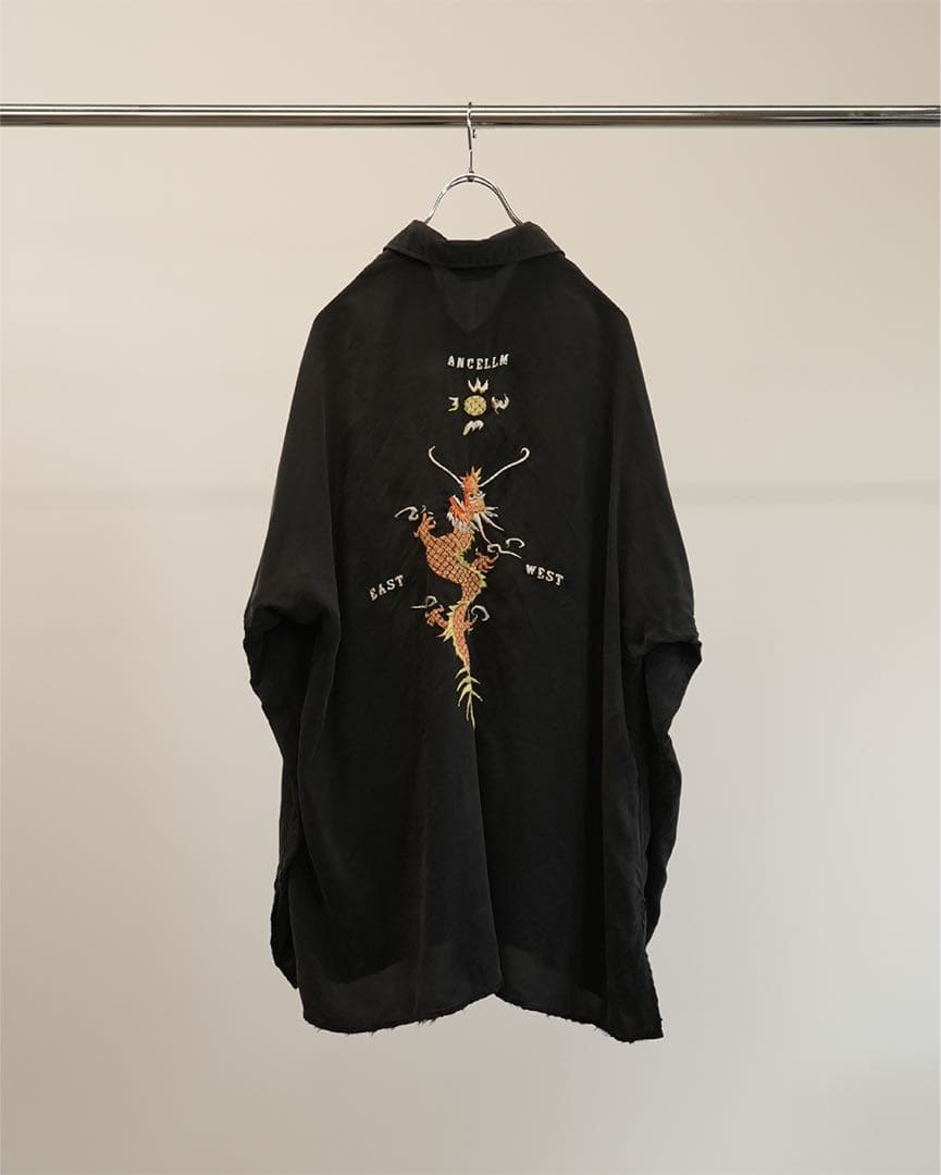 ANCELLM アンセルム AGING EMBROIDERY SHIRT 2