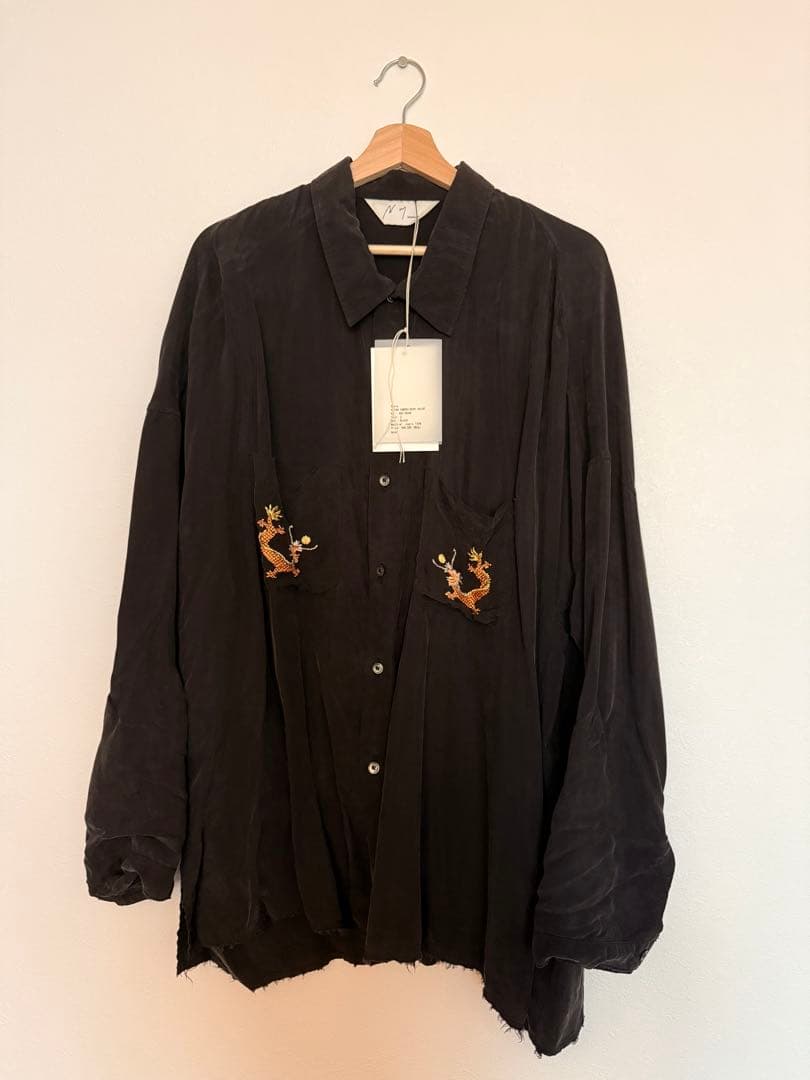 ANCELLM アンセルム AGING EMBROIDERY SHIRT 2