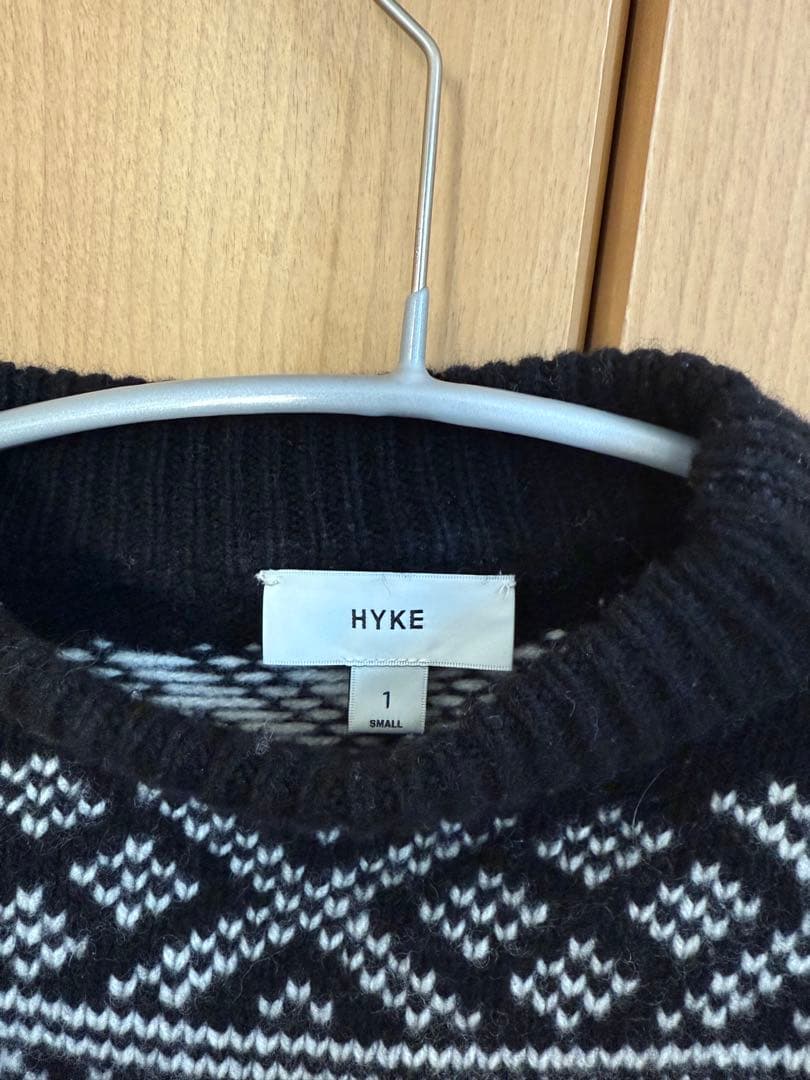 HYKE ハイクNORDIC FRINGE SWEATER ニット