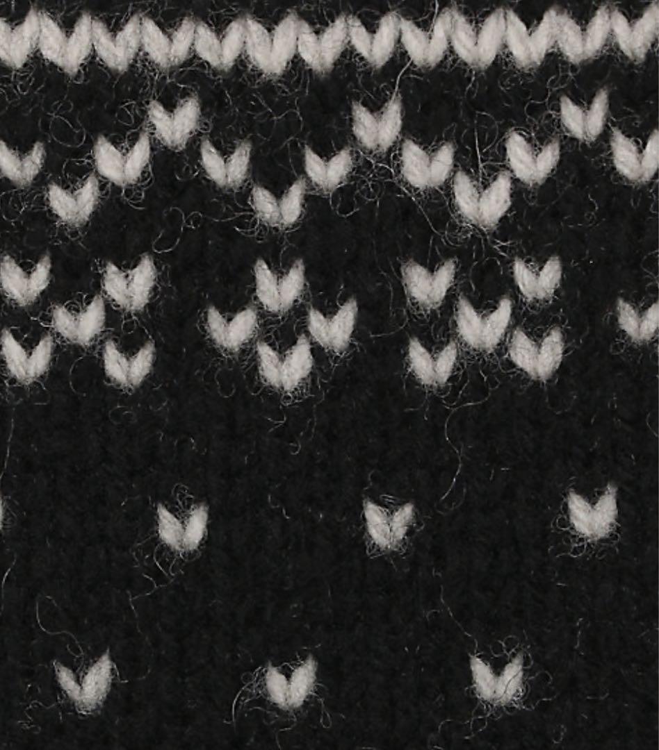 HYKE ハイクNORDIC FRINGE SWEATER ニット