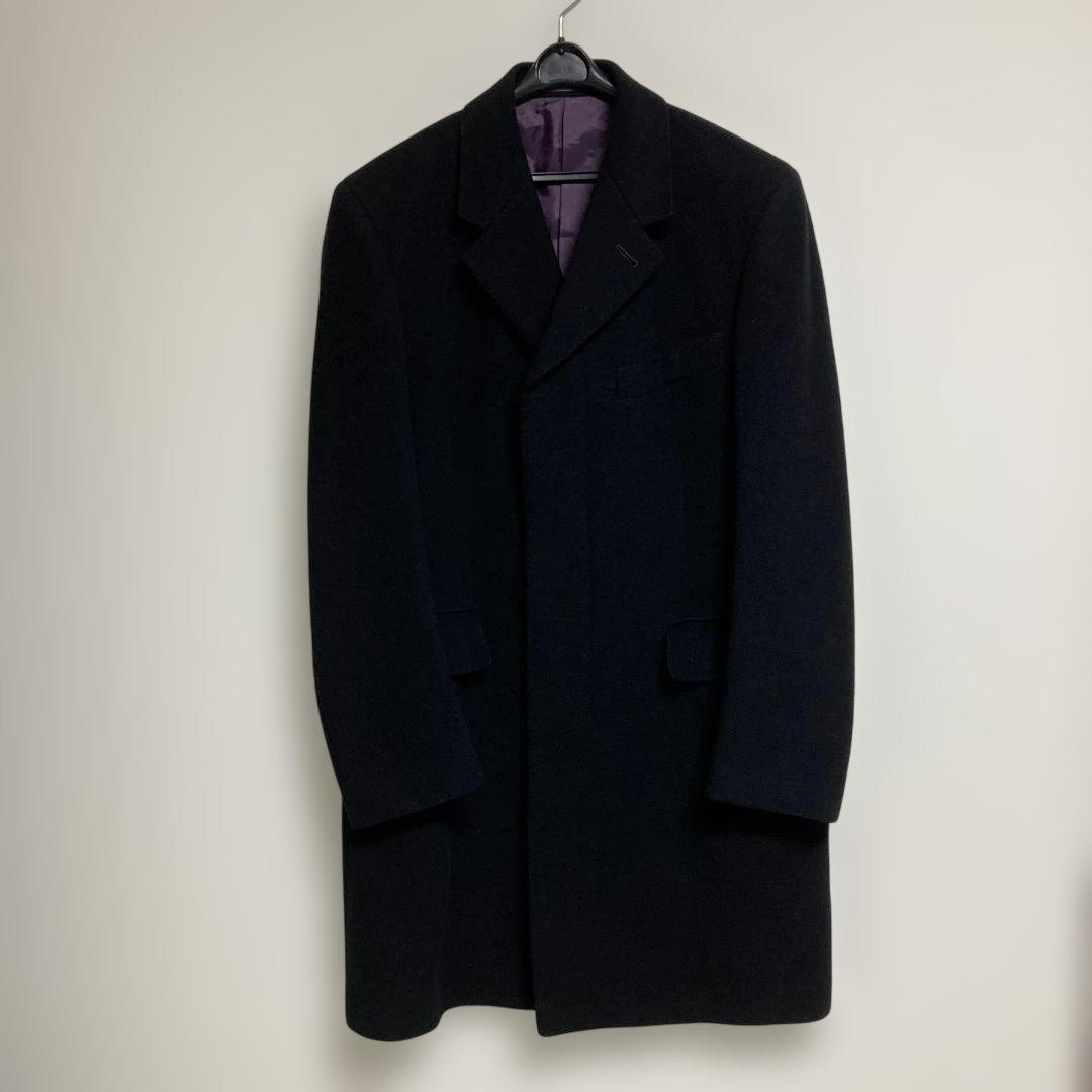 PaulSmith ポールスミス カシミヤ混 シングルチェスターコート ビジネス