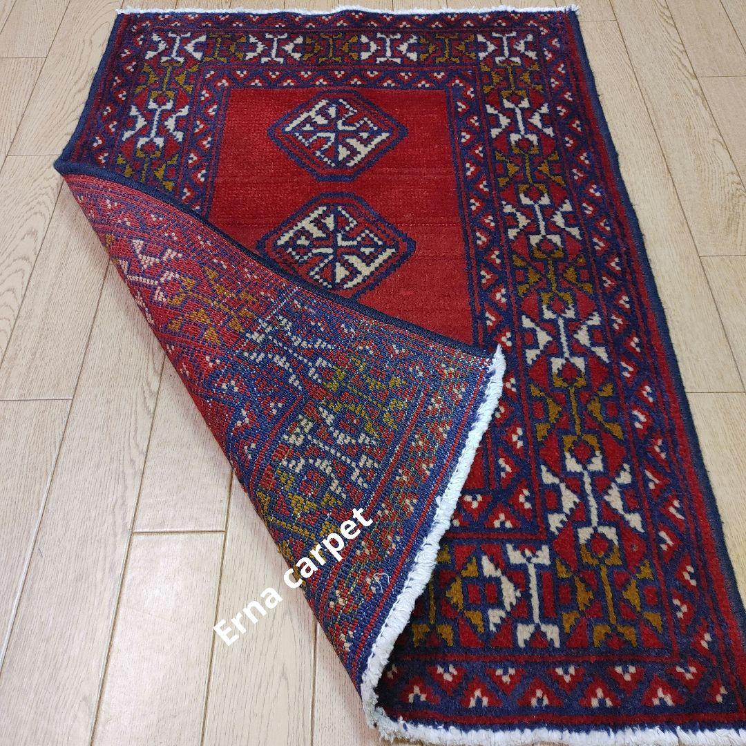 ペルシャ絨毯 バルーチ 手織り 90x65 ウール Persia Baluch