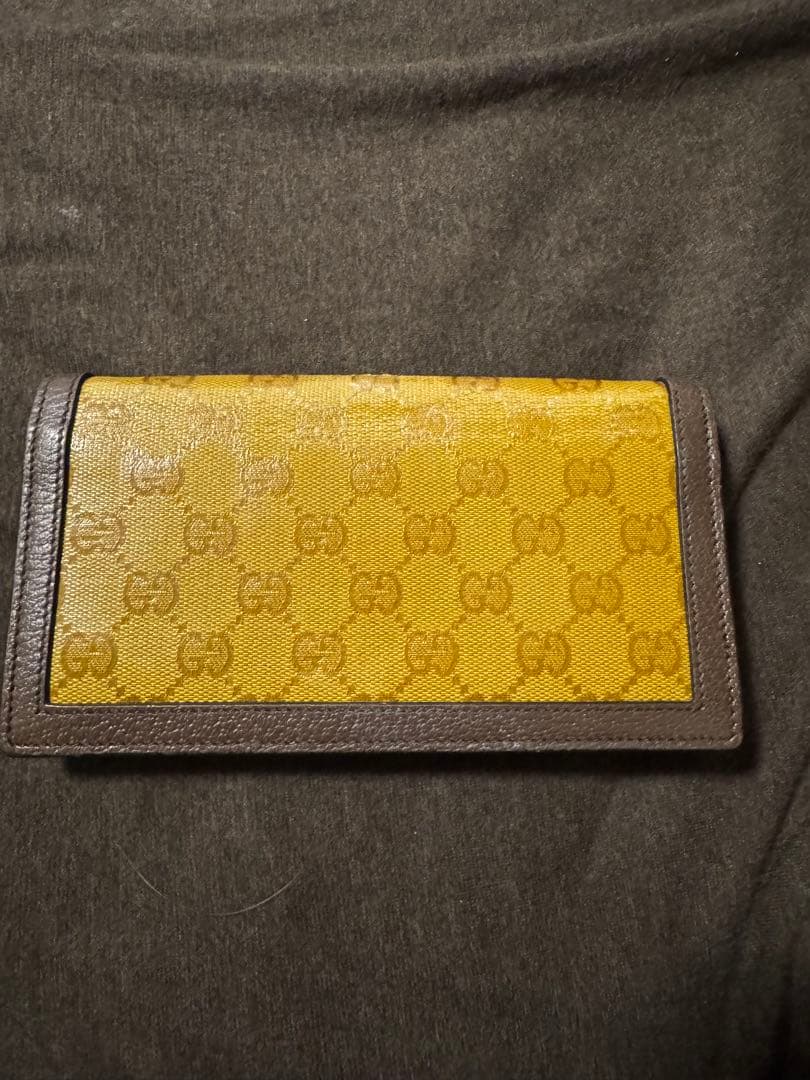 GUCCI Adidas コラボ チェーン付きウォレット