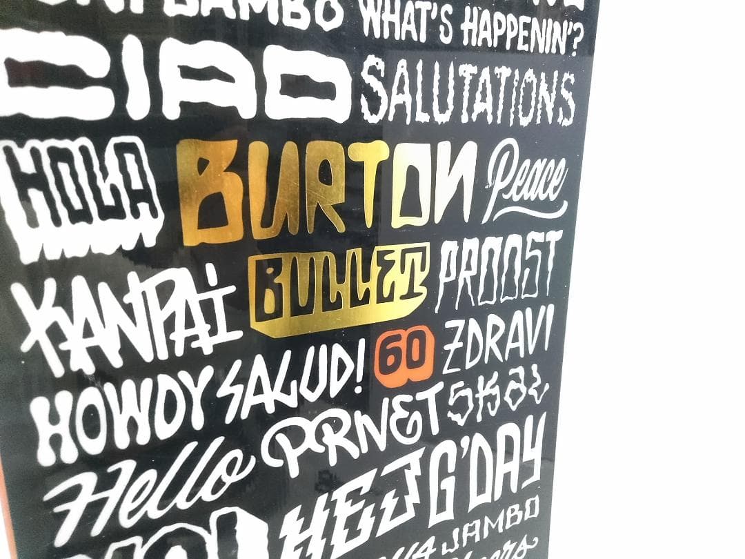 BURTON バートン BULLET 160cm 3点セット スノーボード△