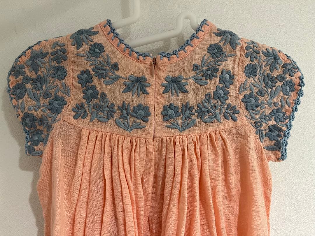 D*D様 Apolina Stevie Dress Pale Rose 1-2y