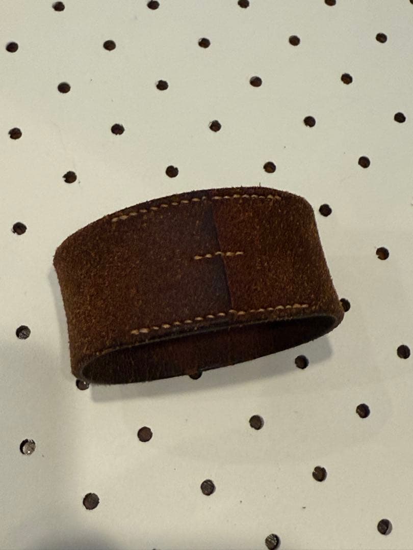 HERMES エルメス　スエード ブラウン ブレスレット