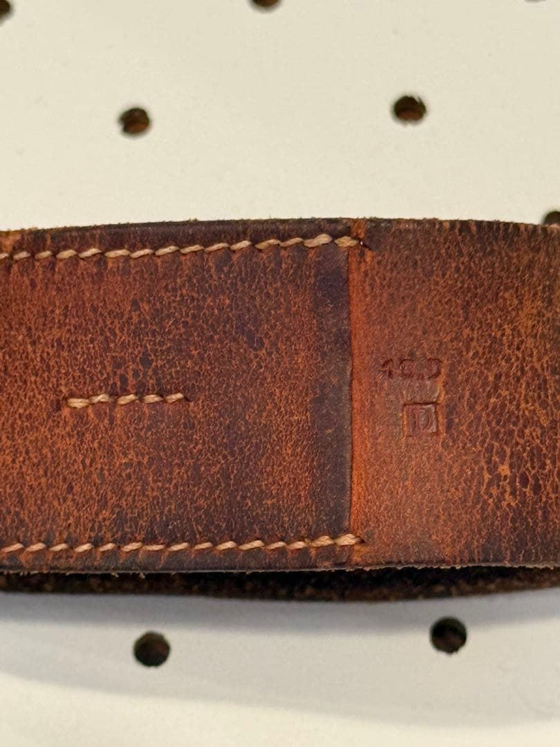 HERMES エルメス　スエード ブラウン ブレスレット