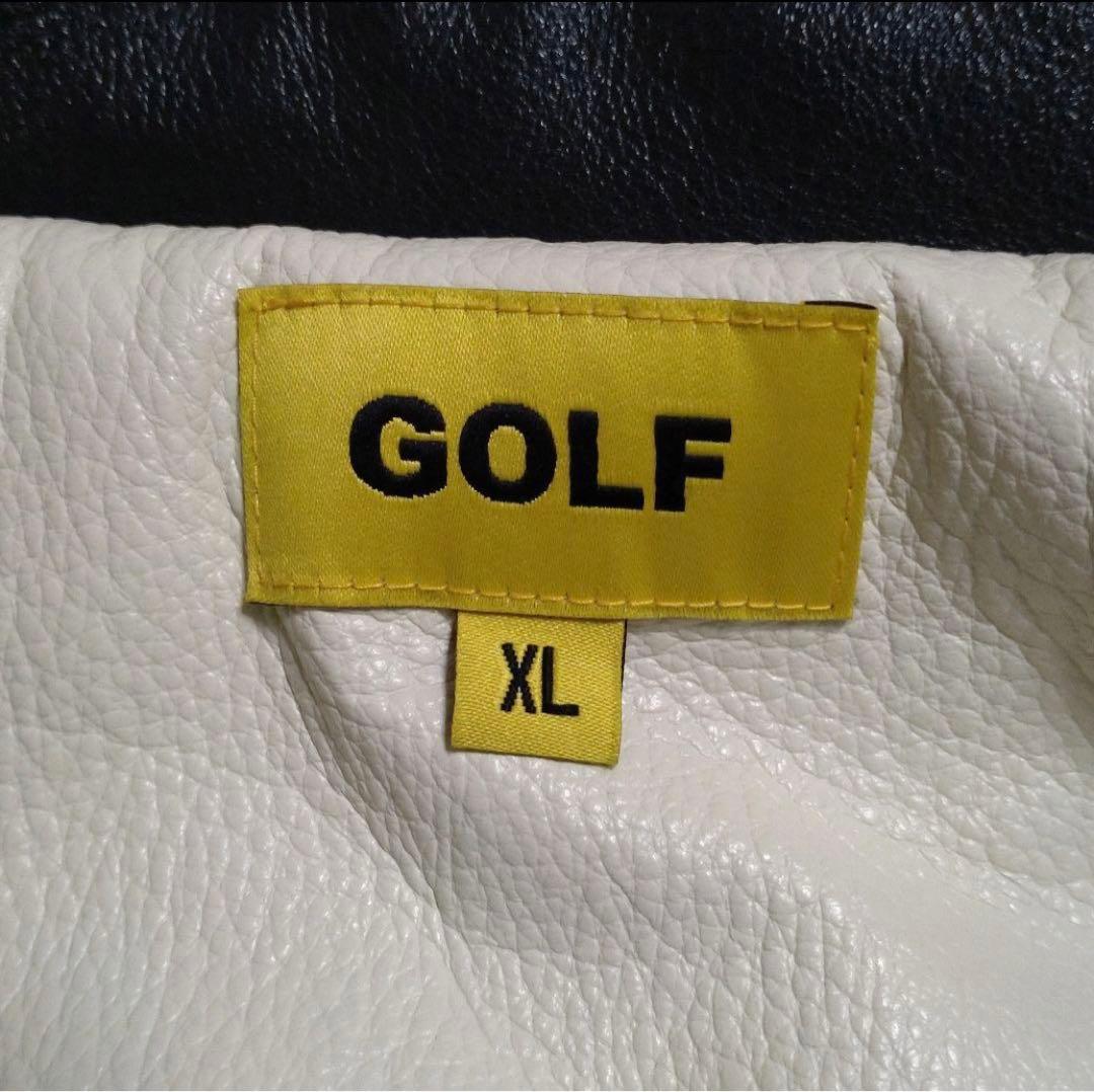 【美品】GOLF WANG ゴルフワン　21SS レザージャケット　XL
