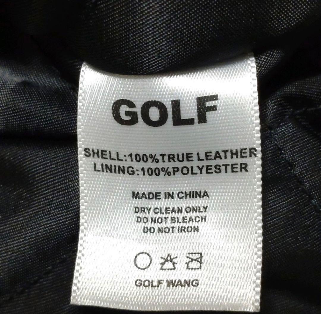 【美品】GOLF WANG ゴルフワン　21SS レザージャケット　XL