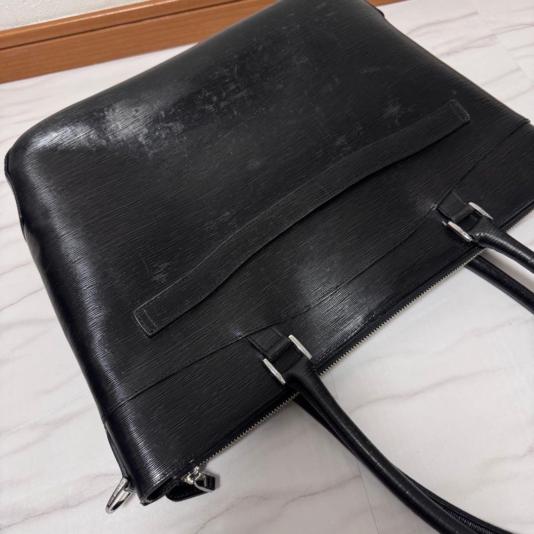 ペッレモルビダ キャピターノ 2way ビジネスレザートート 黒 CA206A