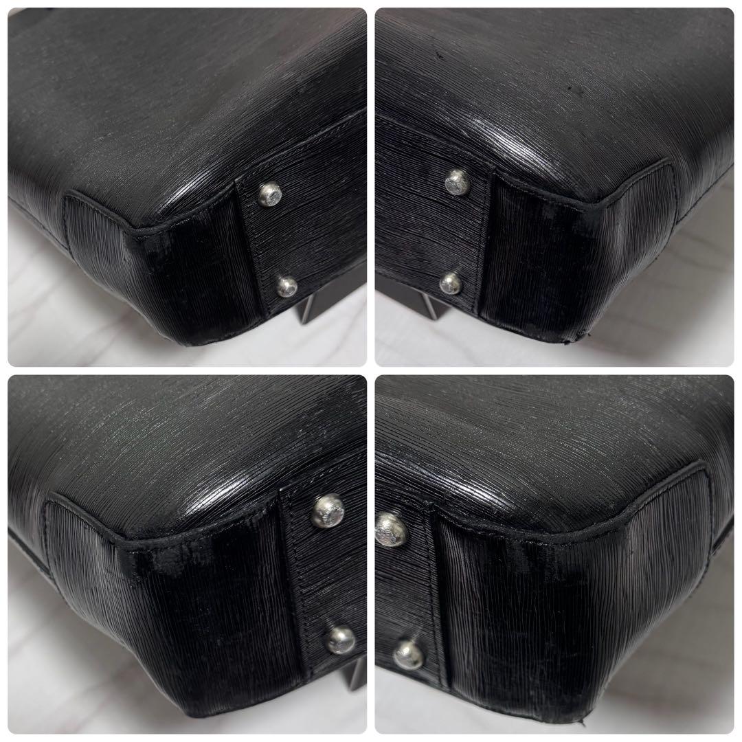 ペッレモルビダ キャピターノ 2way ビジネスレザートート 黒 CA206A