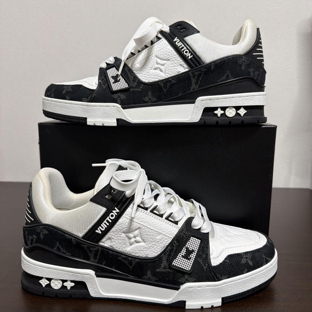 ルイヴィトン LV トレイナー モノグラム スニーカー size 6 1/2