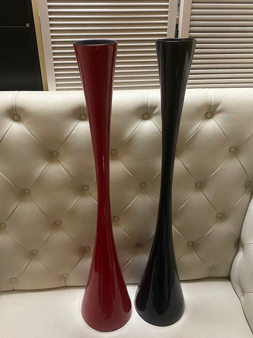 高級 漆器 花瓶♦️映えグラスや映えインテリアに◎金運を呼ぶシルバー♦️送料込