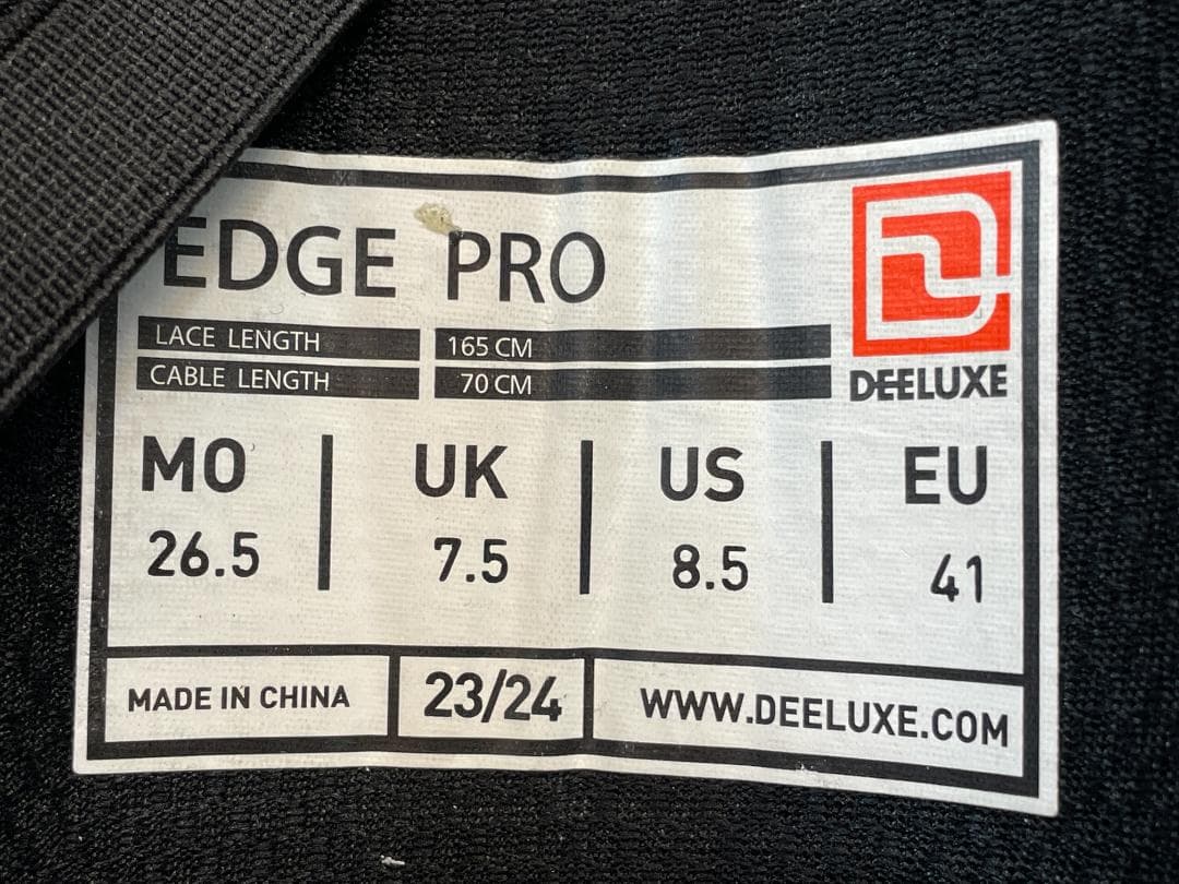 ◆ 美品 スノーボード ブーツ Deeluxe EDGE PRO 26.5 cm