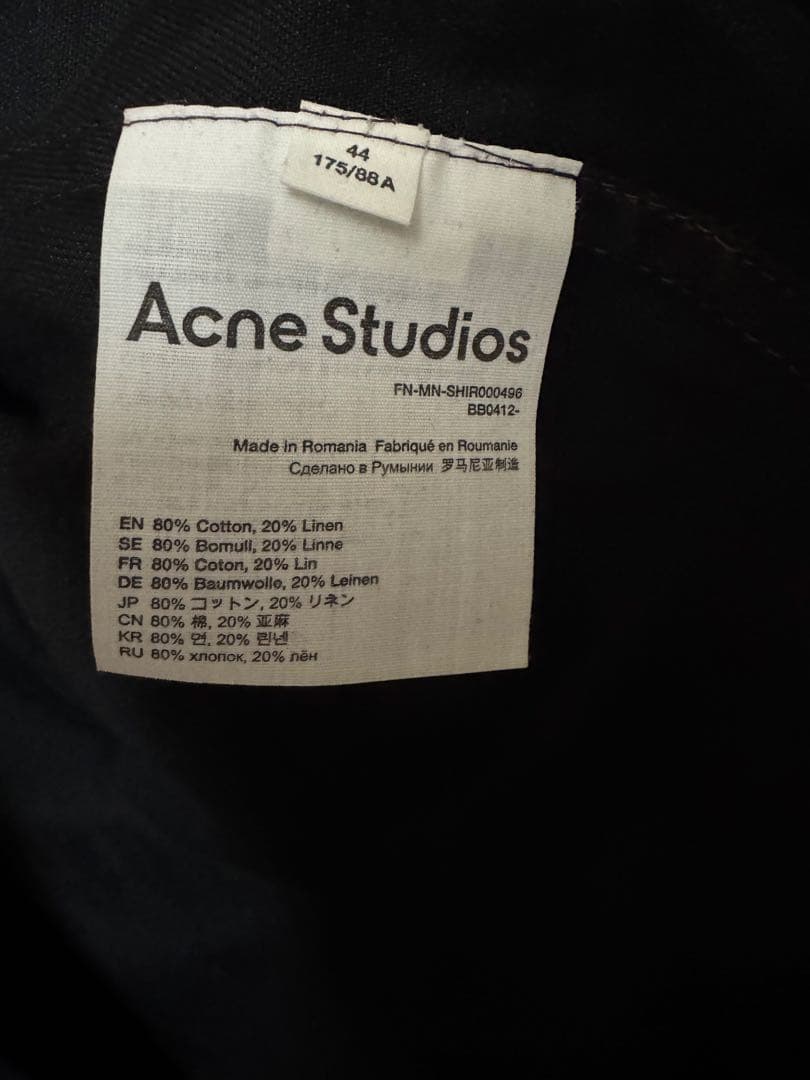 ACNE STUDIOS シャツ