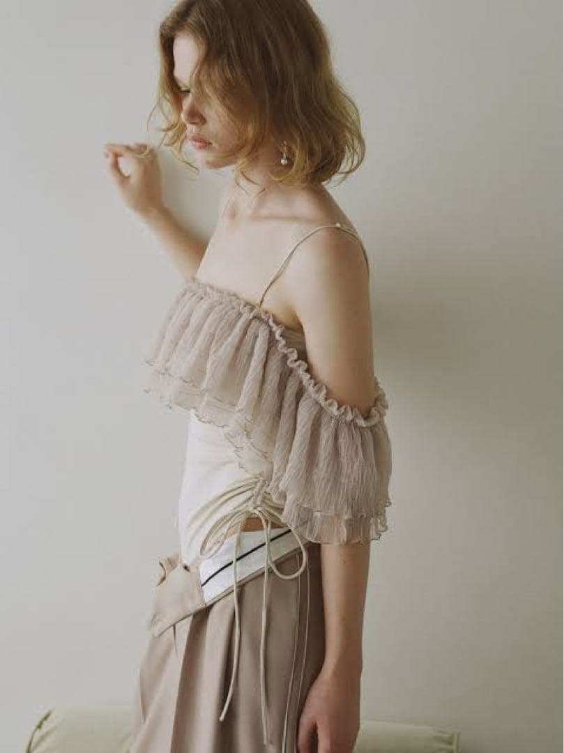 【SNIDEL】新作♡新品　フリルワンピスイムウェア【定価¥20,900】