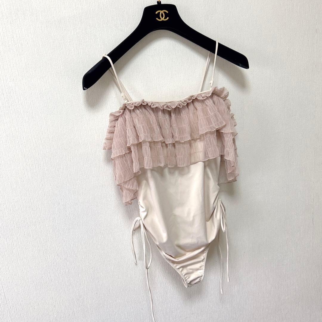 【SNIDEL】新作♡新品　フリルワンピスイムウェア【定価¥20,900】