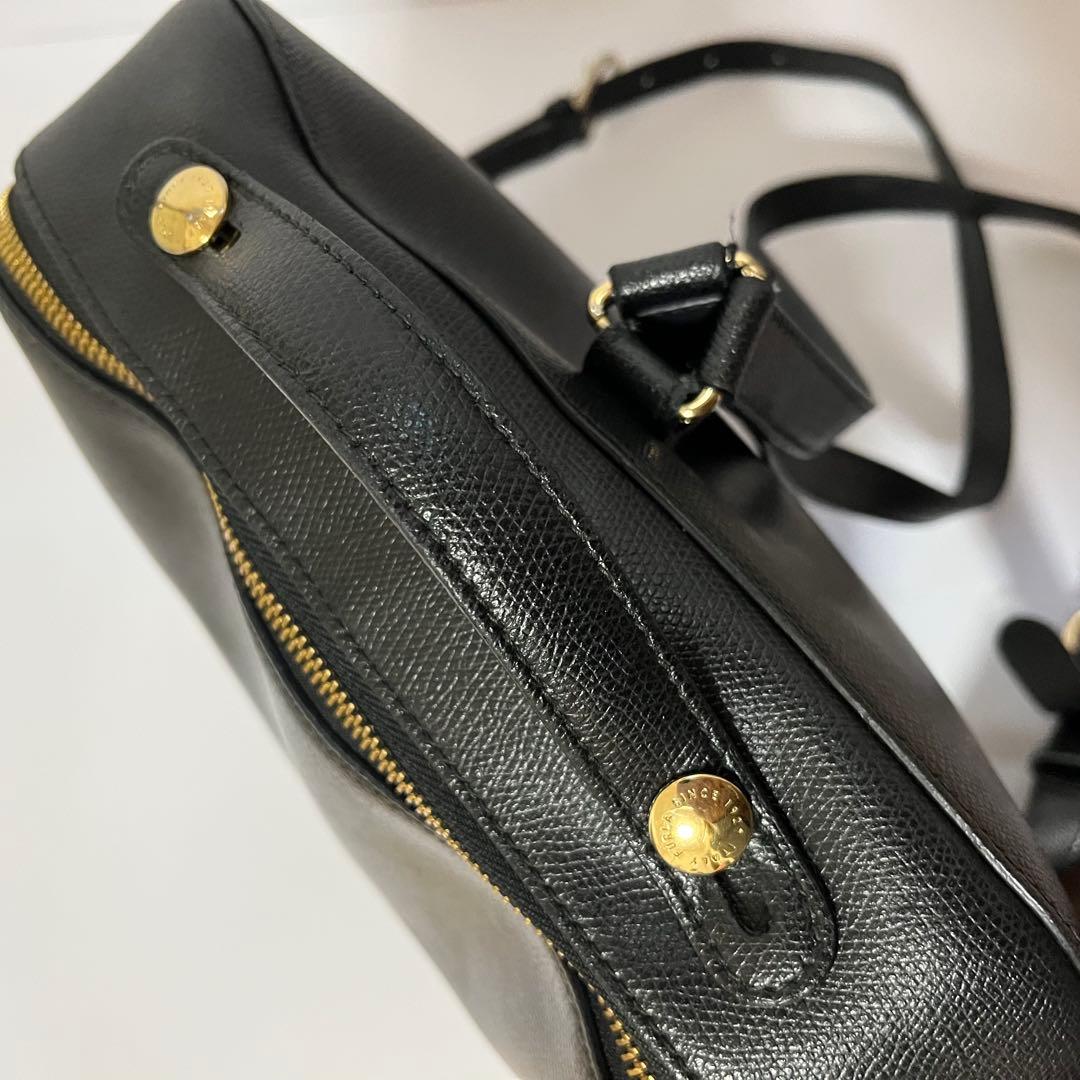 希少✨美品✨フルラ　新型パイパー　リュック バックパック　カデナ　レザー　黒