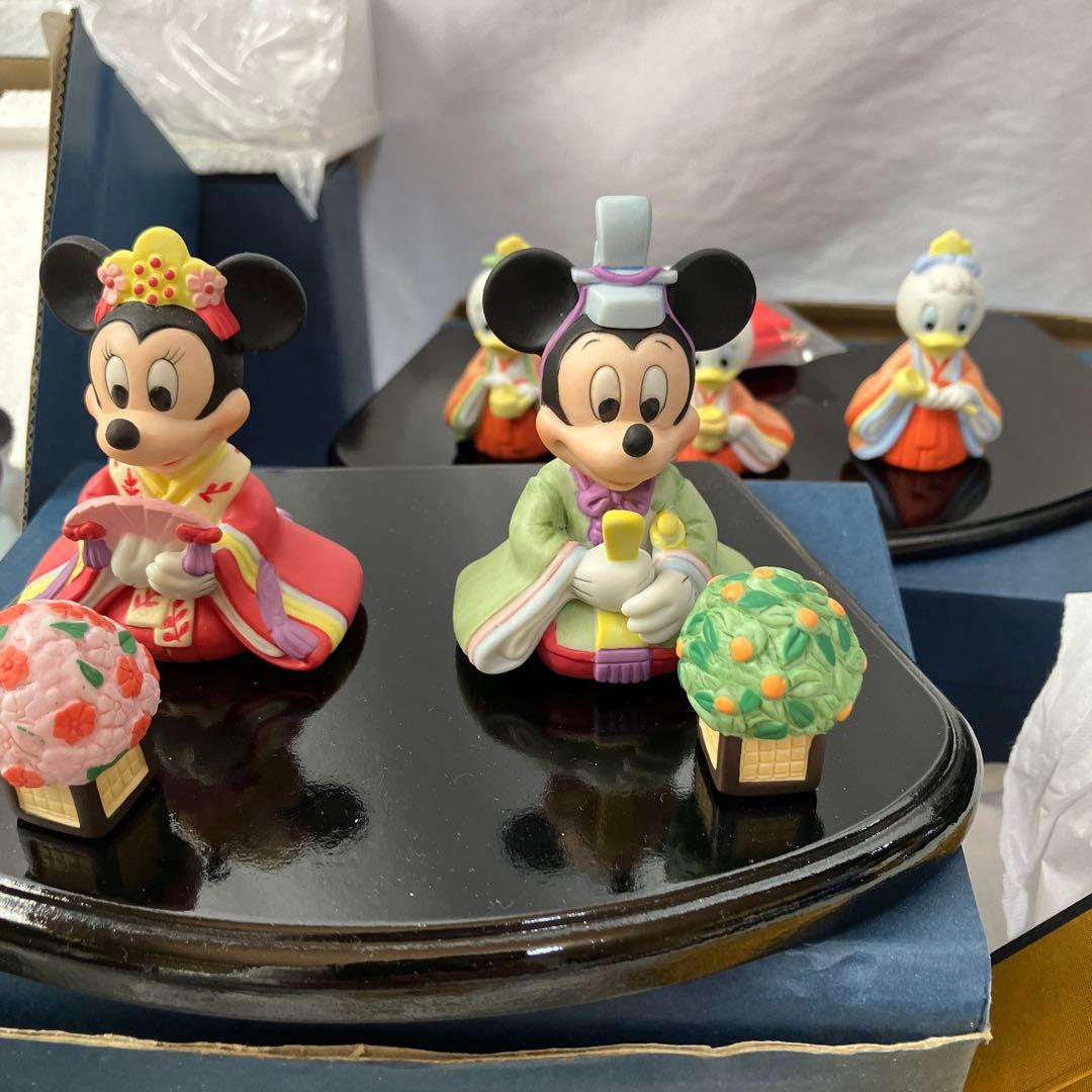 ディズニー雛人形　五段飾り 陶器　フィギュア