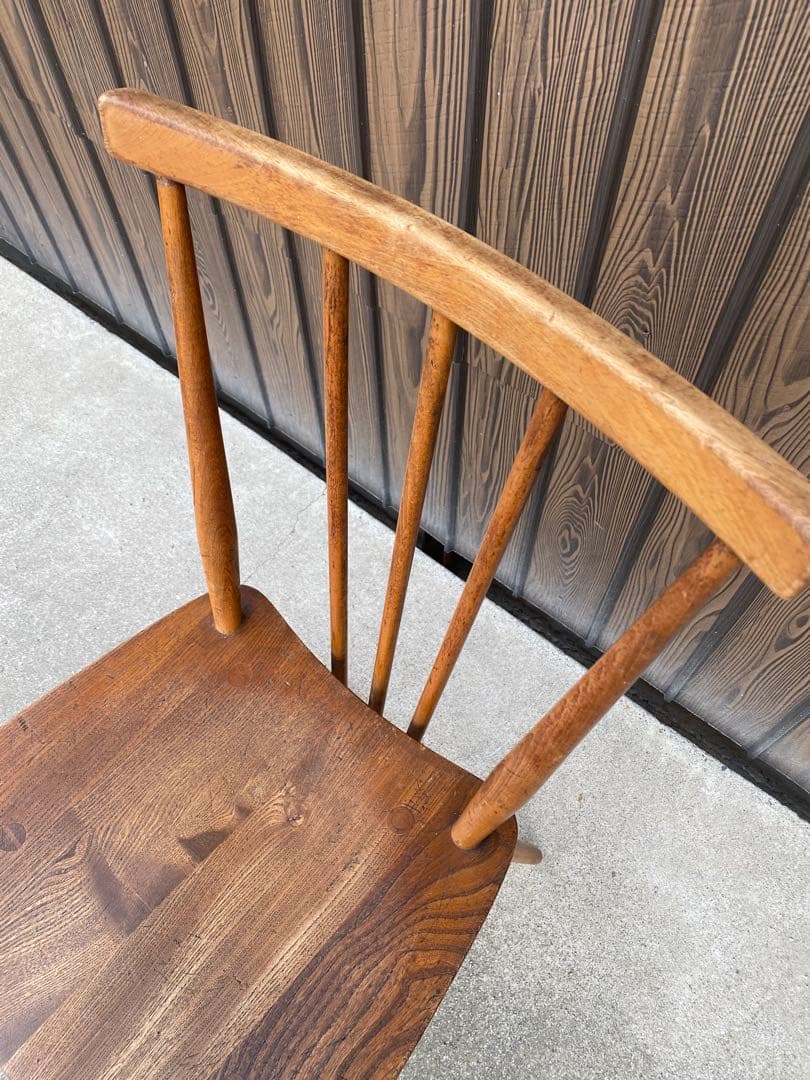 アーコール　Ercol スティックバックチェア　ヴィンテージ　木製　椅子　イス