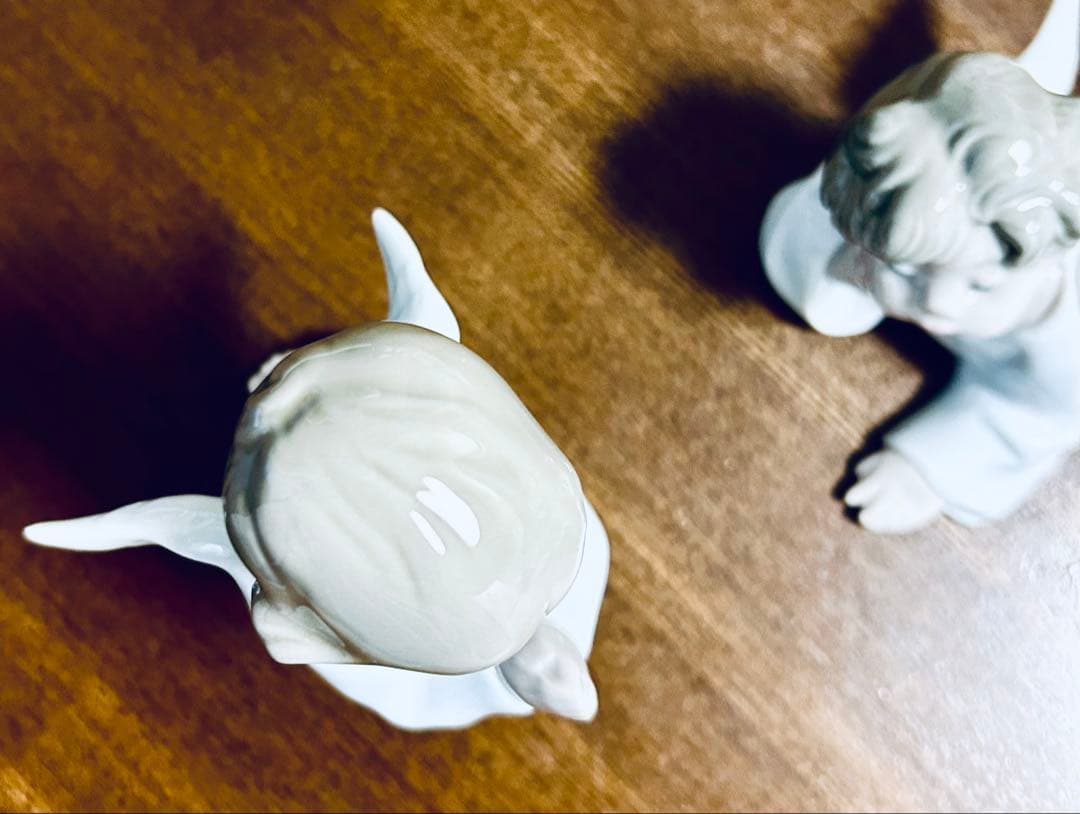 Lladro リヤドロ　天使　2体　可愛いひと休み 可愛いお祈り