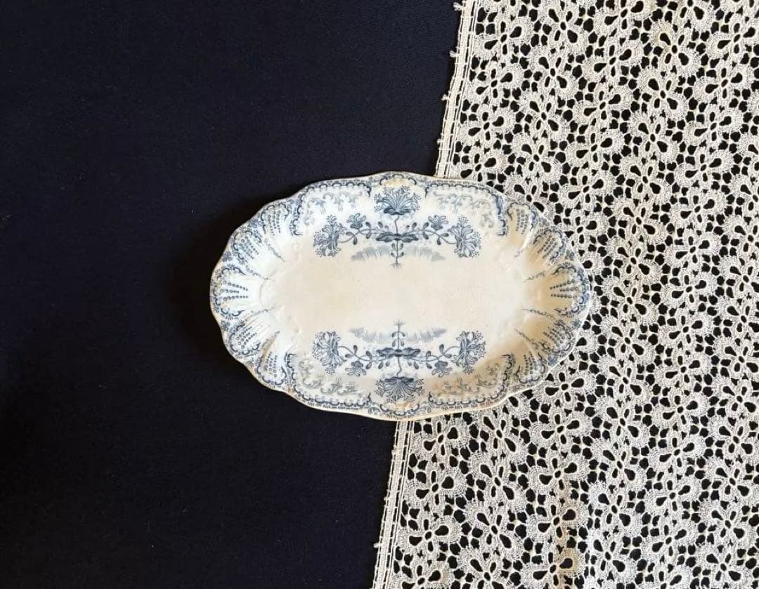 レア サンタマン窯 レジャンス ラヴィエ フランス アンティーク