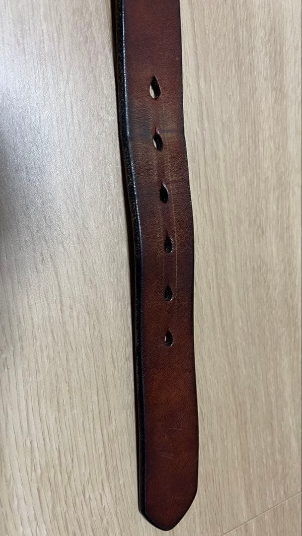 VINTAGE WORKS レザーベルト ブラウン
