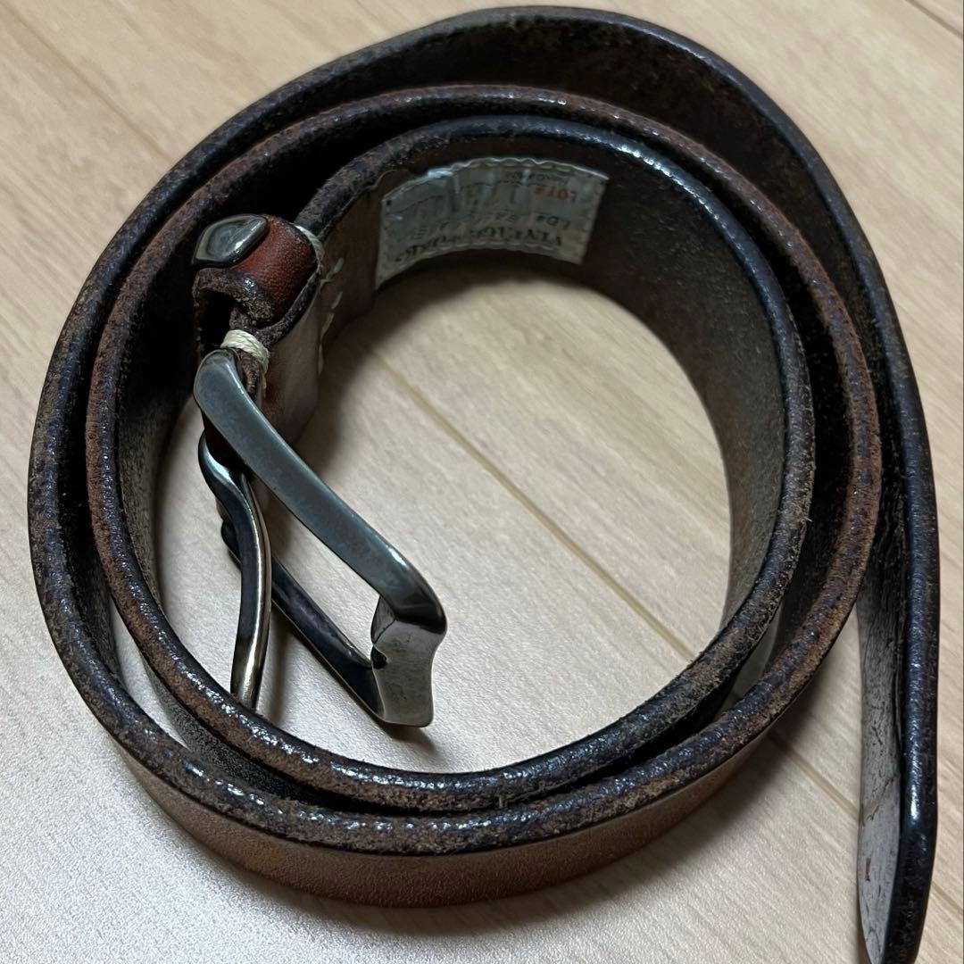 VINTAGE WORKS レザーベルト ブラウン
