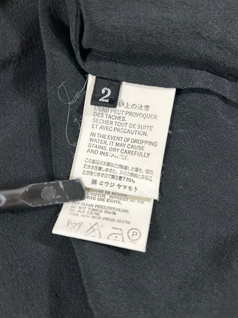 Yohji Yamamoto +NOIR ブラウス　黒