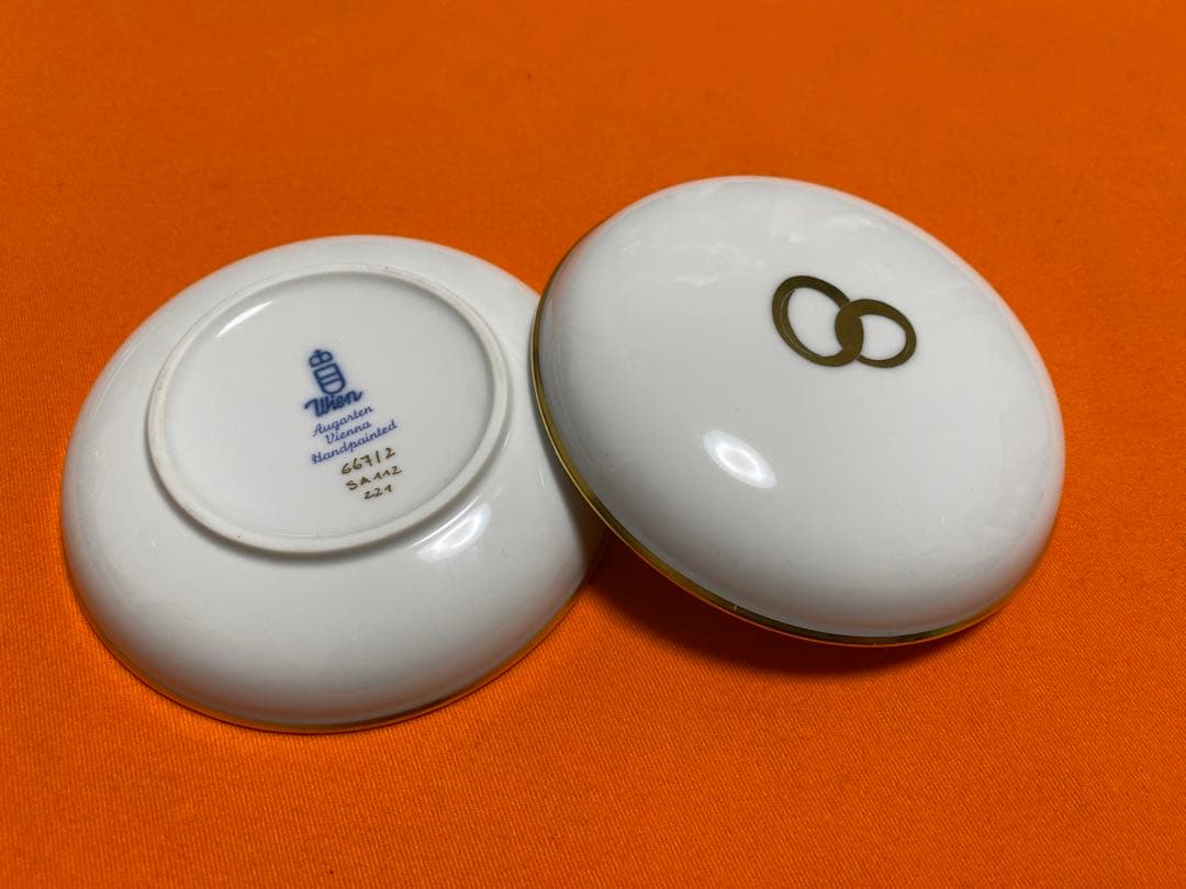美品 Wien Augarten Vienna アウガルテン小物入れ2点セット