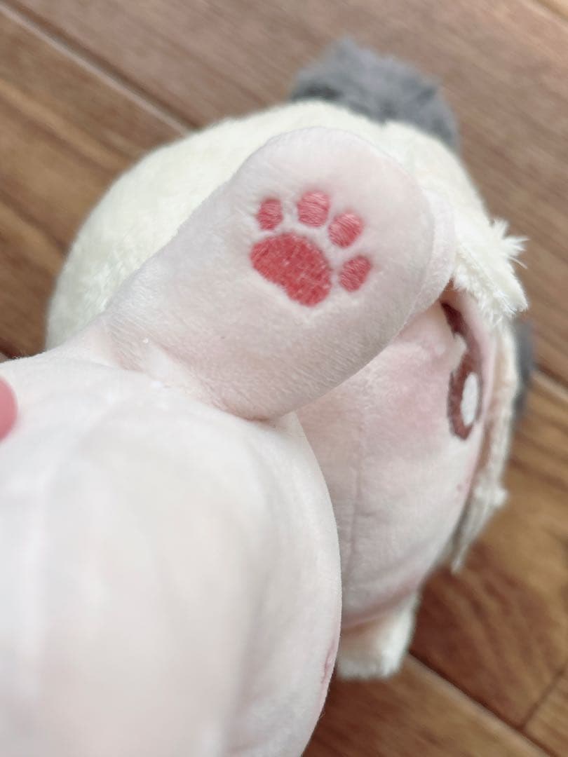 ゆ*⭕様 自作ぬいぐるみ　15cm 犬　骨あり