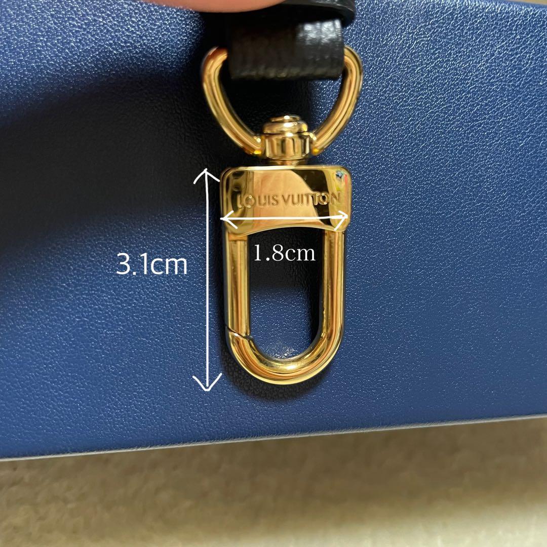 【美品】LOUIS VUITTON ショルダーストラップ　黒